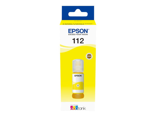 Tinta 112 EcoTank Pigment Yellow ink bottle