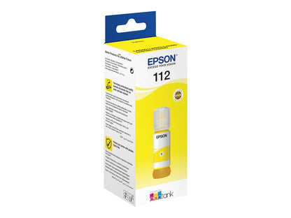 Tinta 112 EcoTank Pigment Yellow ink bottle