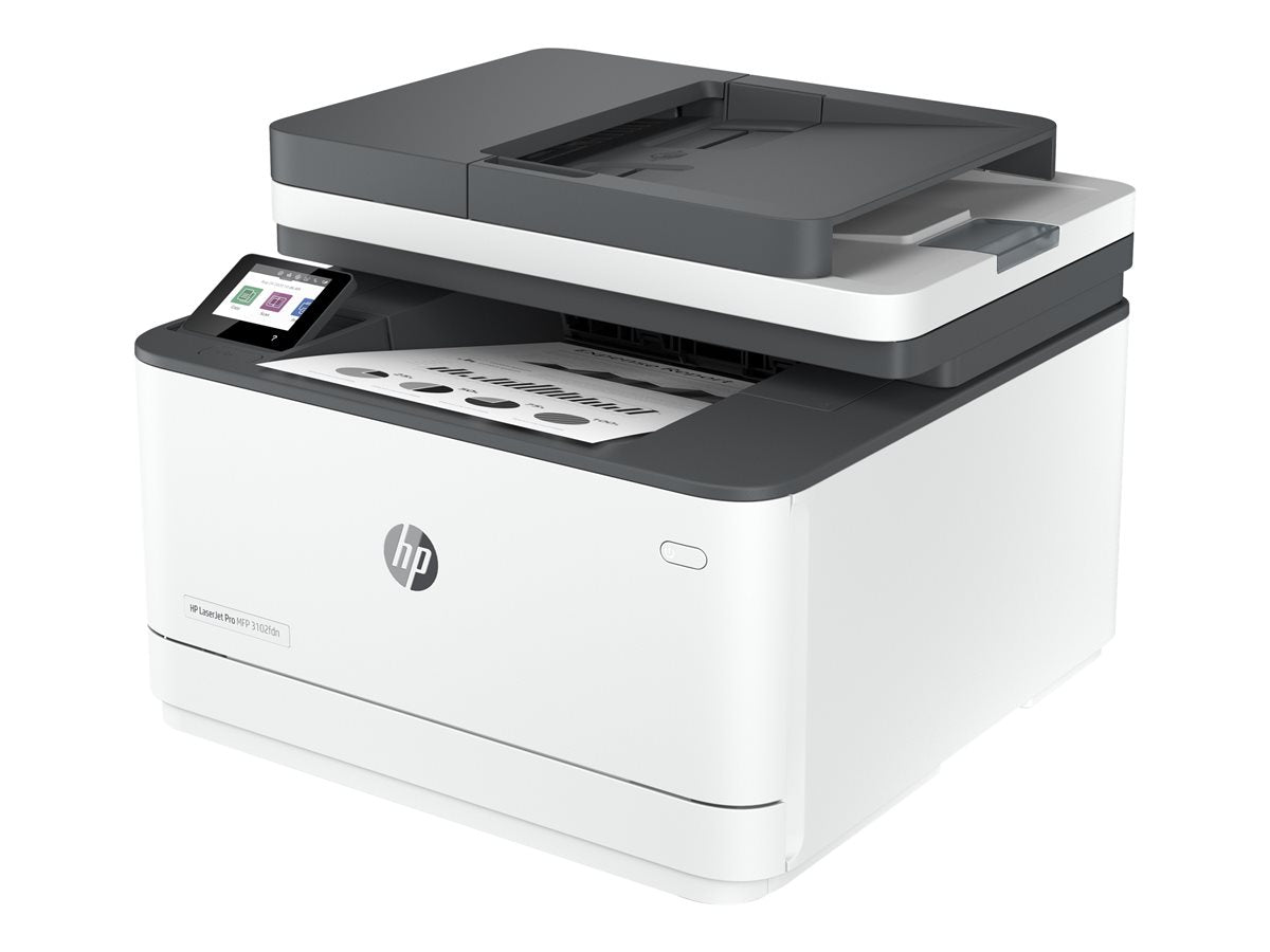 HP LaserJet Pro MFP 3102fdw MFP Mono B/W laser A4 33ppmcopy 33ppmprint 250 sheets USB 2.0 LAN Wi-Fi Bluetooth