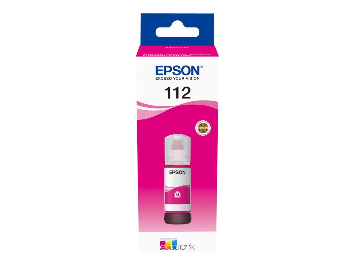 Tinta 112 EcoTank Pigment Magenta ink bottle