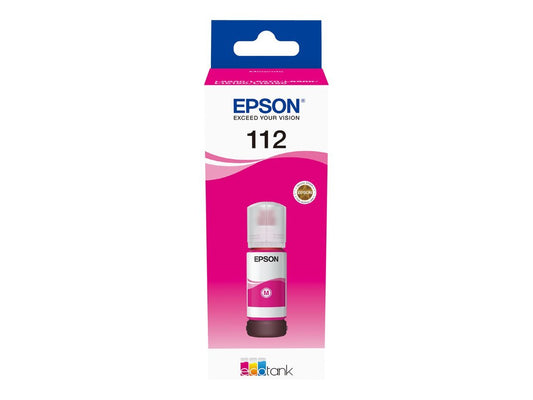 Tinta 112 EcoTank Pigment Magenta ink bottle